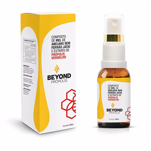 Beyond Composto de Extrato de Própolis Vermelho com Mel de Jataí 30 ml